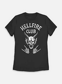 Stranger Things Hellfire Club Rocks Womens T-Shirt