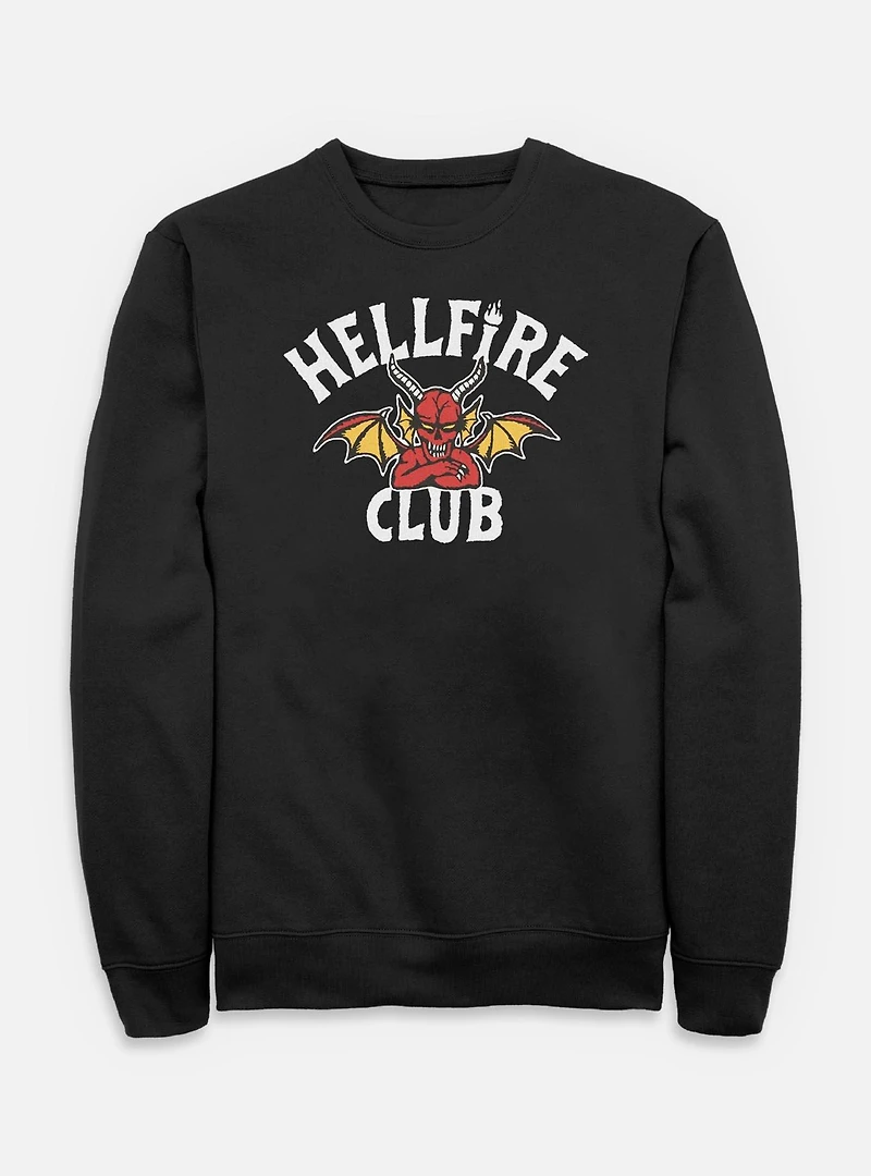 Stranger Things Devil Hellfire Club Logo Sweatshirt