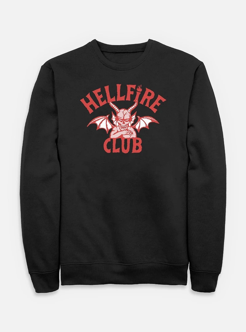 Stranger Things Devil Logo Hellfire Club Sweatshirt