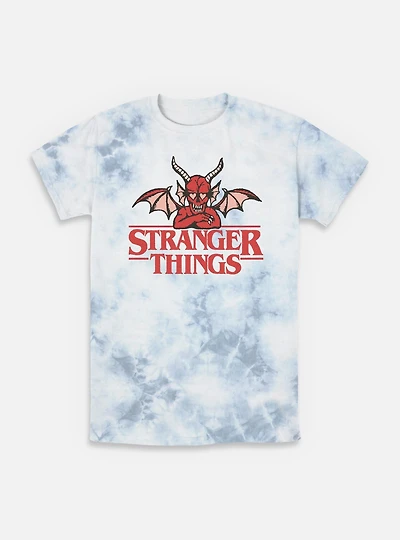 Stranger Things Hellfire Club Devil Tie-Dye T-Shirt