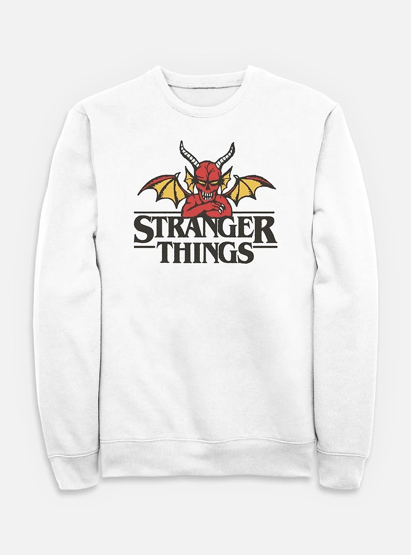 Stranger Things Hellfire Club Devil Logo Sweatshirt