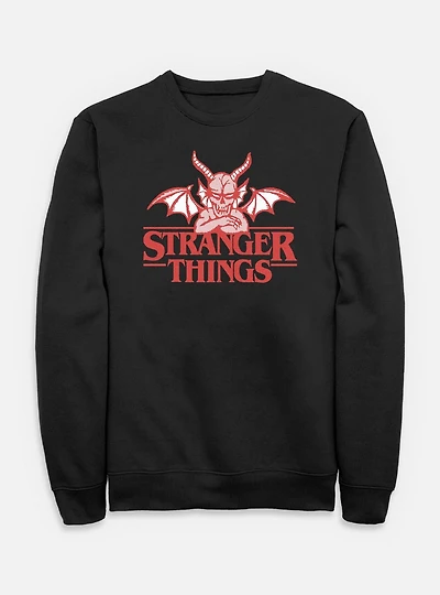 Stranger Things Devil Hellfire Clube Logo Sweatshirt