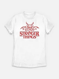 Stranger Things Hellfire Club Devil Frame Womens T-Shirt