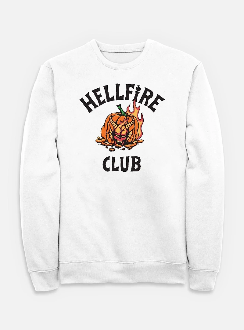 Stranger Things Hellfire Club Pumpkin Sweatshirt