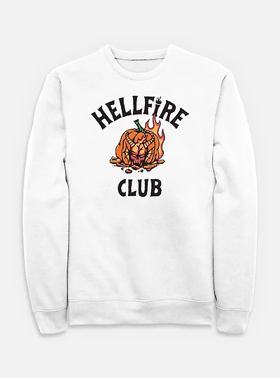 Stranger Things Hellfire Club Pumpkin Sweatshirt