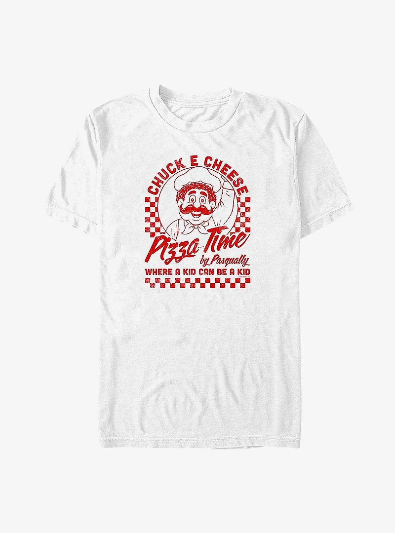 Chuck E Cheese Pizza Time Big & Tall T-Shirt