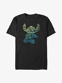 Disney Lilo & Stitch Text Fill Big Tall T-Shirt