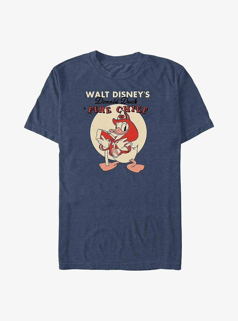 Disney Donald Duck Vintage Fireman Big & Tall T-Shirt