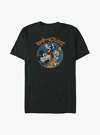 Disney Mickey Mouse & Friends Kanji Retro Big Tall T-Shirt
