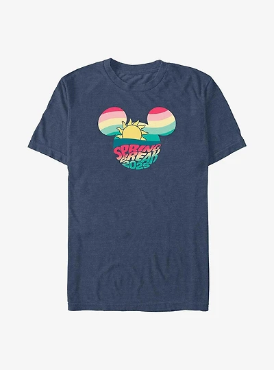 Disney Mickey Mouse Retro Spring Break 2025 Big & Tall T-Shirt