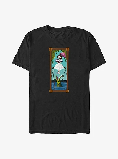 Disney The Haunted Mansion Sally Slater Tightrope Walker Portrait Big & Tall T-Shirt