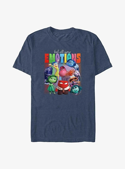 Disney Pixar Inside Out Feel Your Emotions Big & Tall T-Shirt