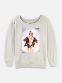 Ghost the Shell Motoko Shining Womens Slouchy Sweatshirt