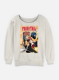 Fairy Tail Cover Womens Slouchy Sweatshirt