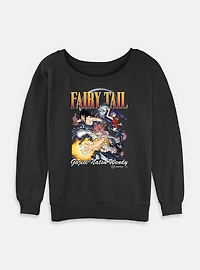 Fairy Tail Group Womens Slouchy Sweatshirt