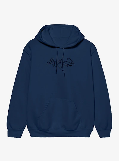 DC Comics Batman Logo Sketch Outline Hoodie