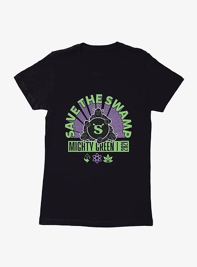 Shrek Save The Swamp Womens T-Shirt