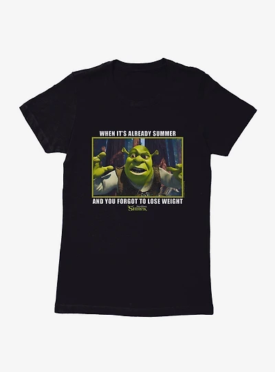 Shrek When It's Already Summer Womens T-Shirt