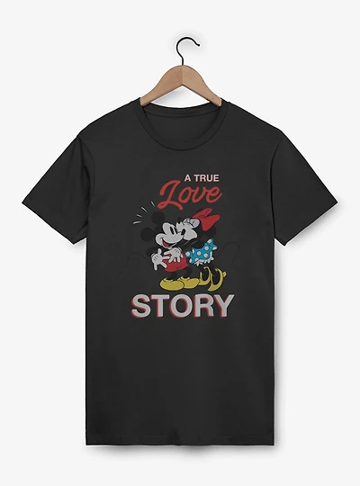 Disney Mickey Mouse & Minnie True Love Story T-Shirt