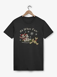 Disney Mickey Mouse Sled Dog Group T-Shirt