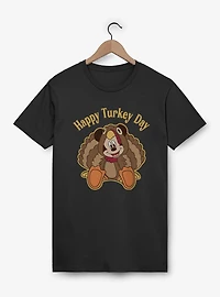 Disney Mickey Mouse Happy Turkey Day  T-Shirt