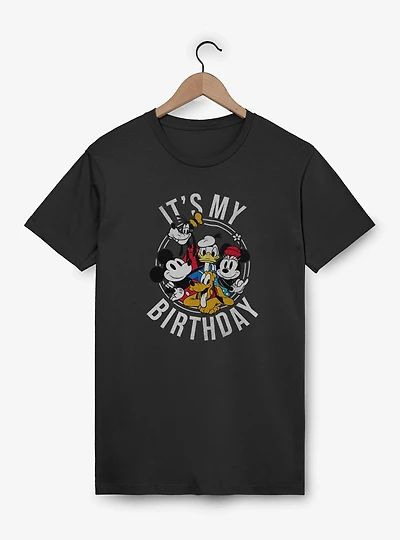 Disney Mickey Mouse And Friends It's My Birthday  T-Shirt