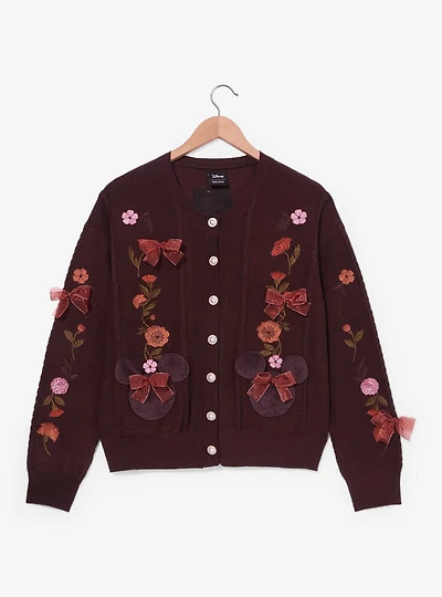 Disney Minnie Mouse Fall Florals Women's Cardigan - BoxLunch Exclusive