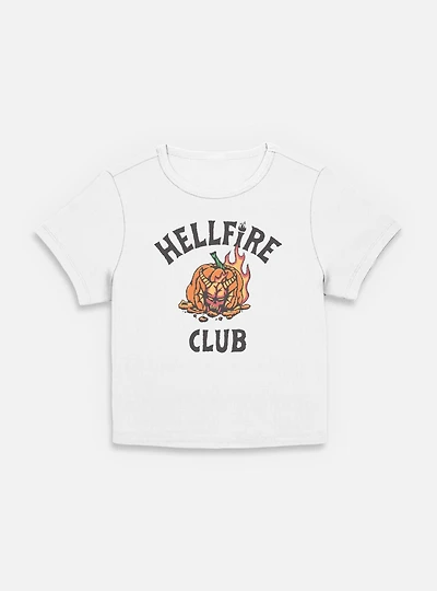 Stranger Things Hellfire Club Pumpkin Womens Baby T-Shirt