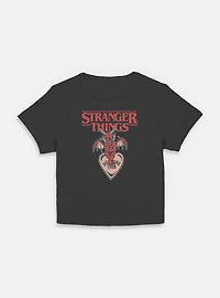 Stranger Things Hellfire Club Devil Womens Baby T-Shirt