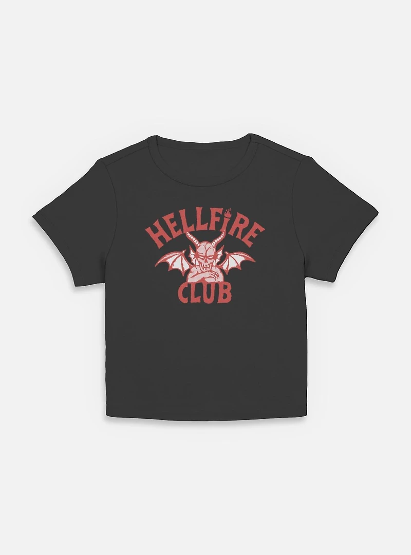 Stranger Things Devil Logo Hellfire Club Womens Baby T-Shirt