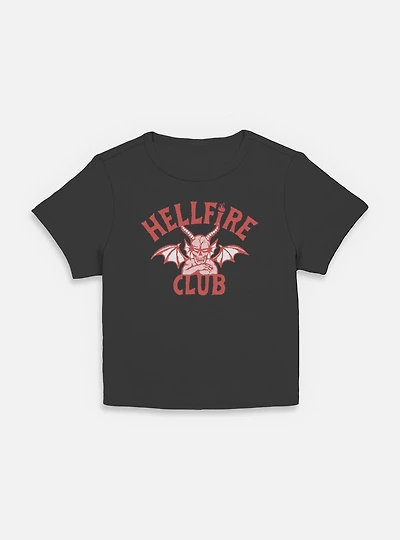 Stranger Things Devil Logo Hellfire Club Womens Baby T-Shirt