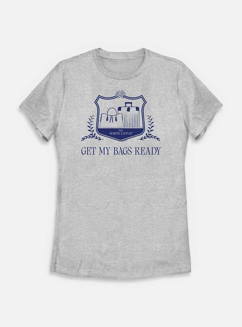 The White Lotus Get My Bags Ready Womens T-Shirt