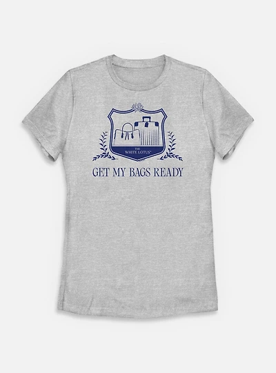 The White Lotus Get My Bags Ready Womens T-Shirt