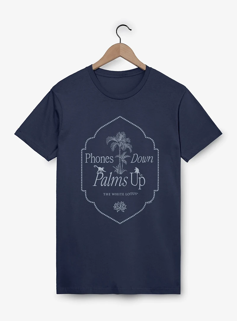 The White Lotus Phones Down Palms Up T-Shirt