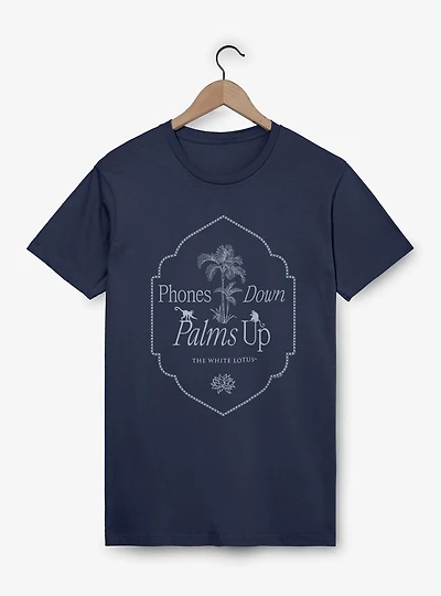 The White Lotus Phones Down Palms Up T-Shirt