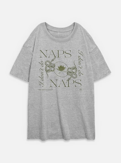 The White Lotus Naps Womens Oversized T-Shirt