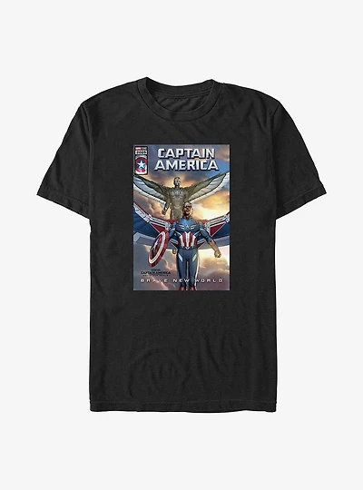 Captain America: Brave New World And Falcon Big & Tall T-Shirt