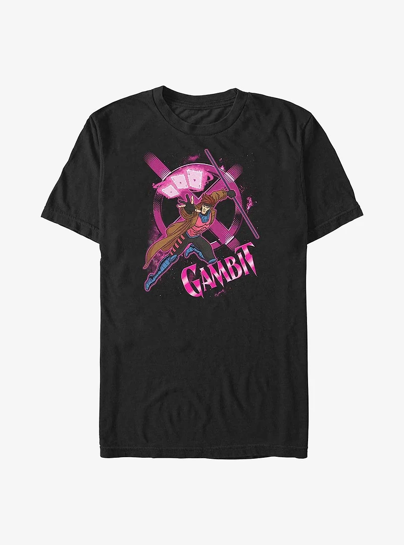 X-Men Gambit Enhanced Powers Big & Tall T-Shirt