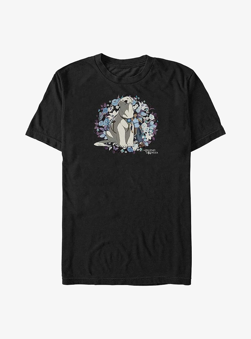 Avatar: The Last Airbender Floral Spring Korra Big & Tall T-Shirt