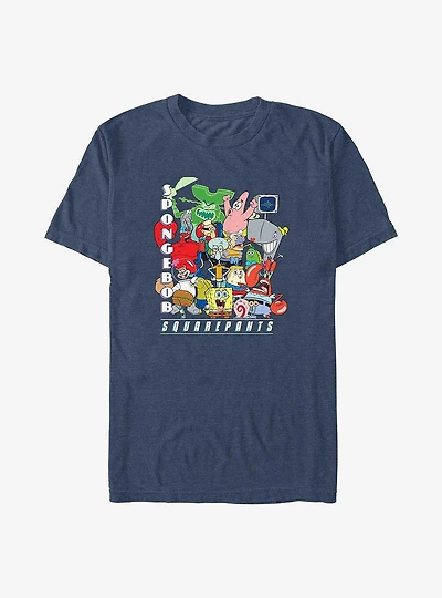 Spongebob Squarepants Sponge Group Big & Tall T-Shirt