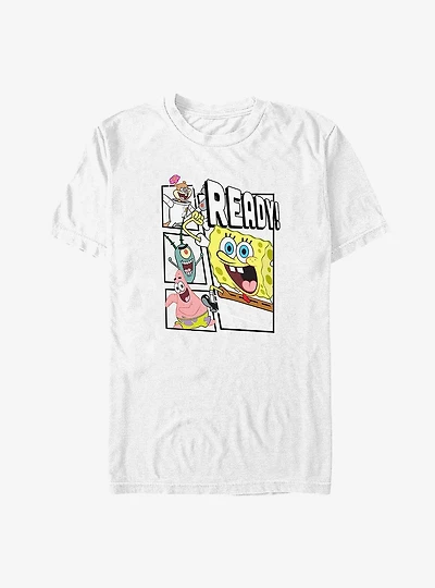 Spongebob Squarepants Ready! Big & Tall T-Shirt