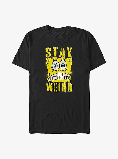 Spongebob Squarepants Stay Weird Big & Tall T-Shirt