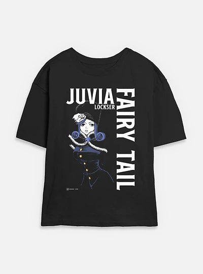 Fairy Tail Juvia Lockser Focus Womens Skimmer T-Shirt