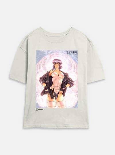 Ghost the Shell Motoko Shining Womens Skimmer T-Shirt