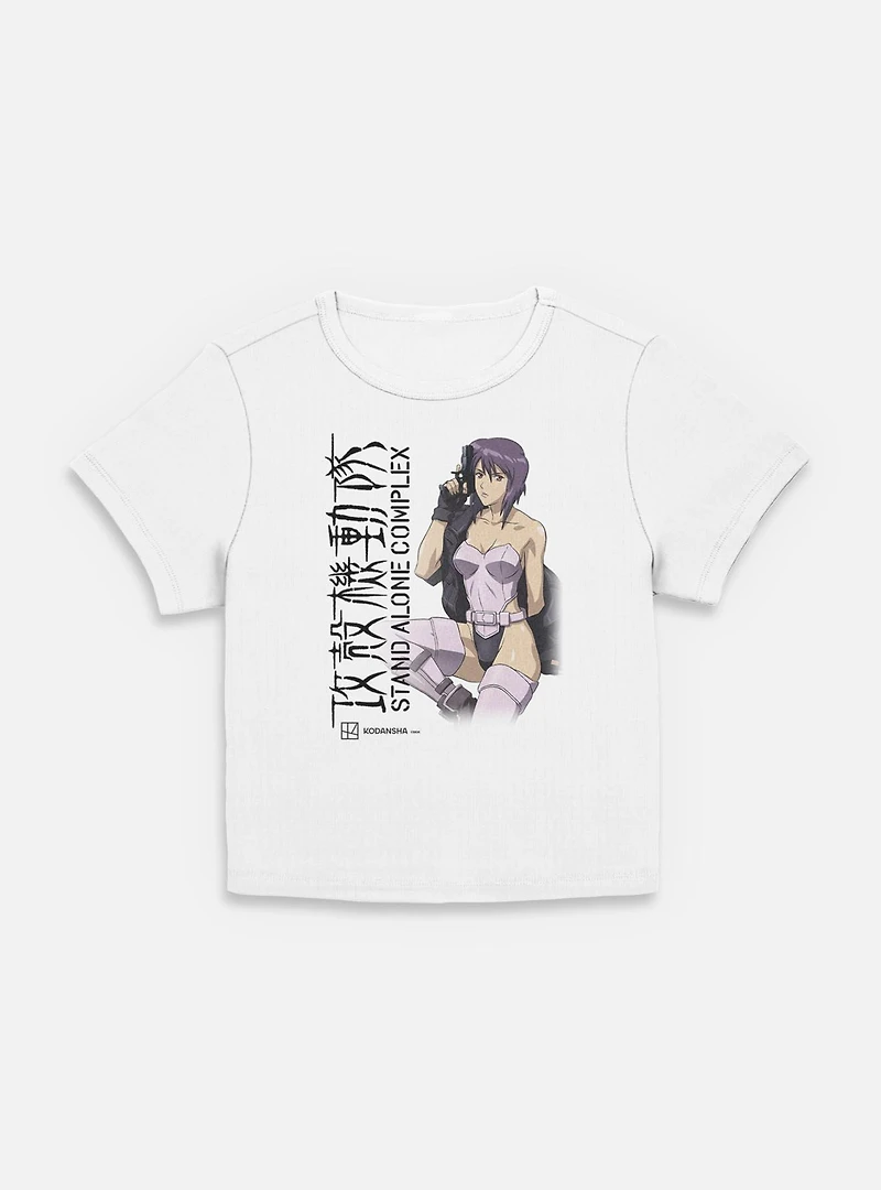 Ghost The Shell Motoko Kusanagi Stand Alone Complex Women Baby T-Shirt