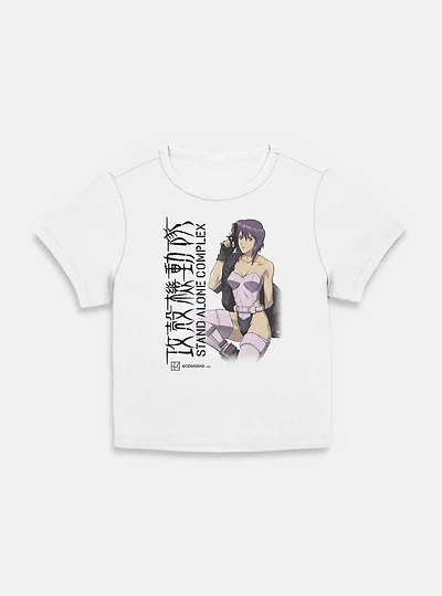 Ghost The Shell Motoko Kusanagi Stand Alone Complex Women Baby T-Shirt