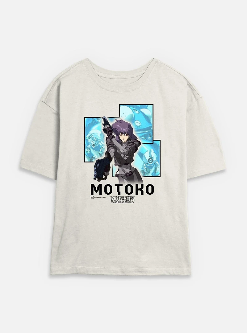 Ghost the Shell Box Layered Womens Skimmer T-Shirt