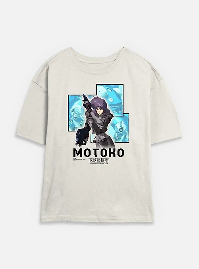 Ghost the Shell Box Layered Womens Skimmer T-Shirt