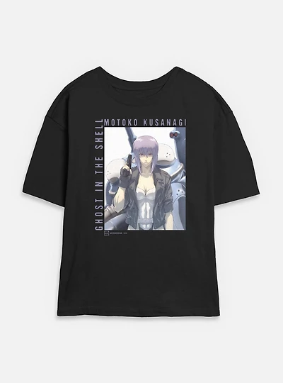 Ghost the Shell Motoko Kusanagi Womens Skimmer T-Shirt