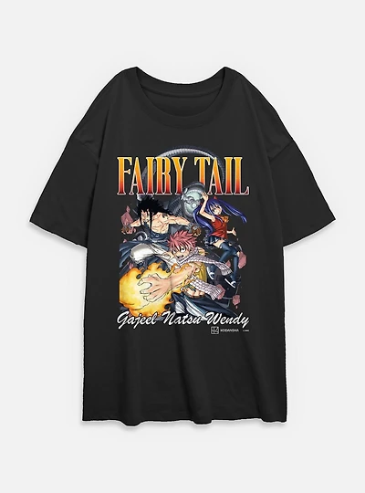 Fairy Tail Group Womens Oversized T-Shirt